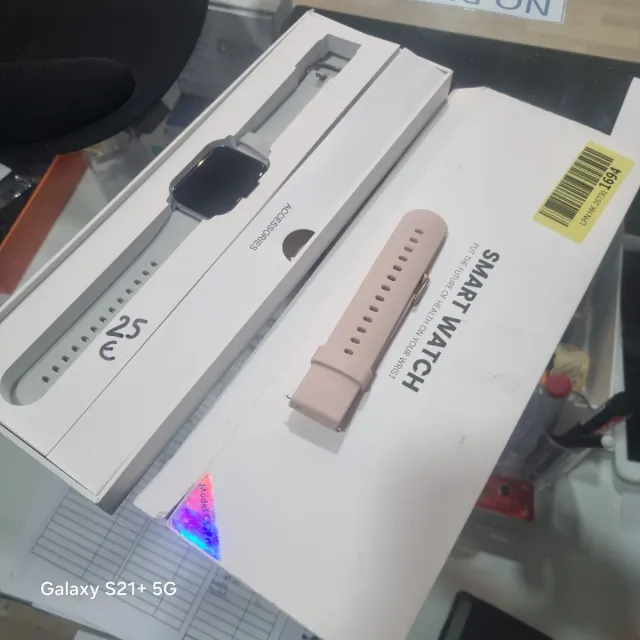 Smartwatch CS2 Pro Gris y Rosa