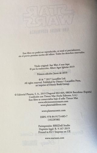 #613 Trilogía Original Star Wars Episodios IV V VI