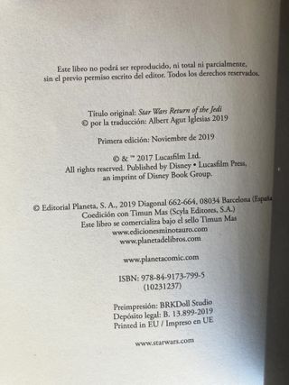 #613 Trilogía Original Star Wars Episodios IV V VI