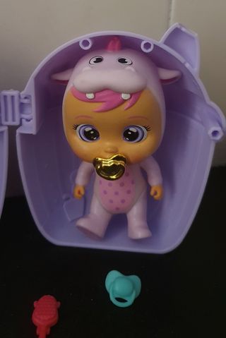 Bebé Llorón Hipopótamo Morado