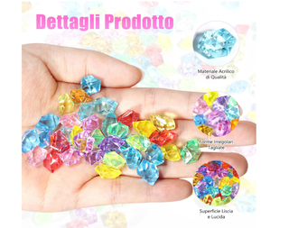600 Diamantini Colorati per Feste