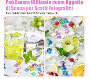 600 Diamantini Colorati per Feste