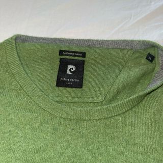 Pierre Cardin Maglione Cashmere Verde XL