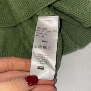 Pierre Cardin Maglione Cashmere Verde XL