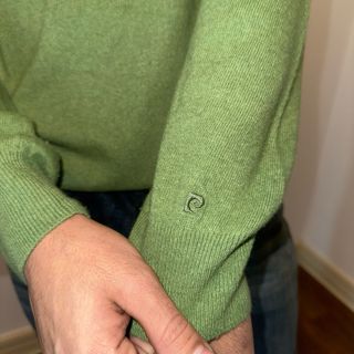 Pierre Cardin Maglione Cashmere Verde XL