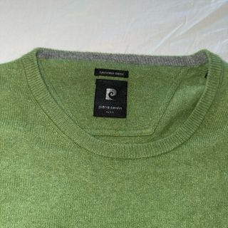 Pierre Cardin Maglione Cashmere Verde XL