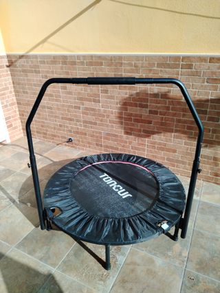 Cama Elástica Fitness con Barra