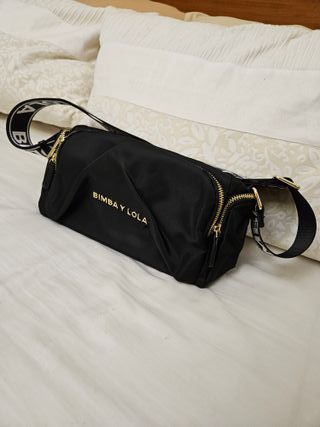 Bolso Bimba y Lola Negro y Dorado