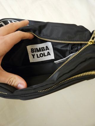 Bolso Bimba y Lola Negro y Dorado