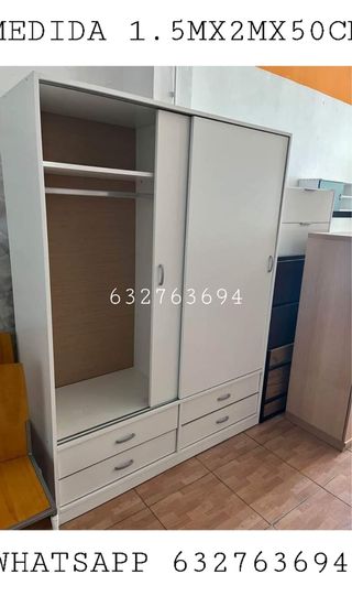 Armario corredero 1.5x2x0.5m