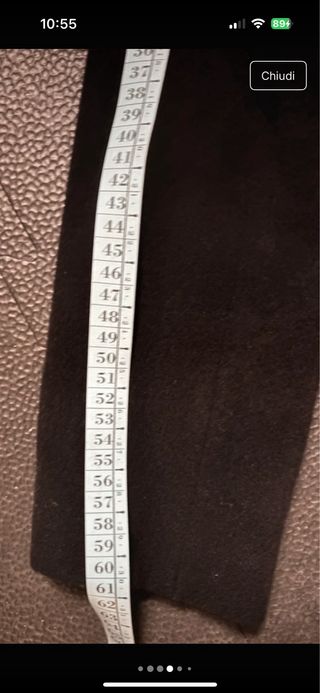 Cappotto Donna Tuwe Nero Tg. 46