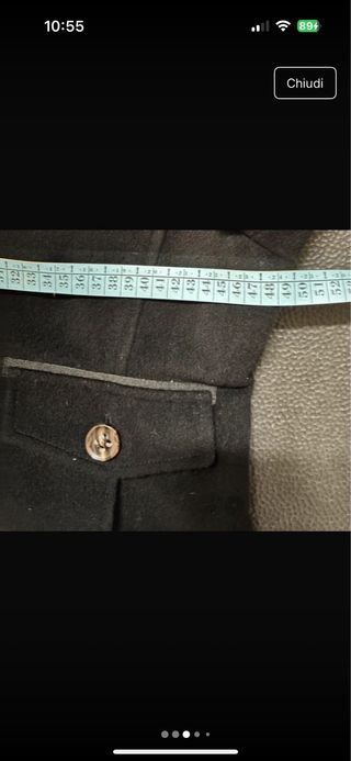 Cappotto Donna Tuwe Nero Tg. 46