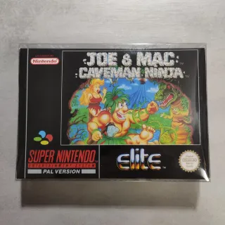 Caja artesanal Joe & Mac Caveman Ninja SNES