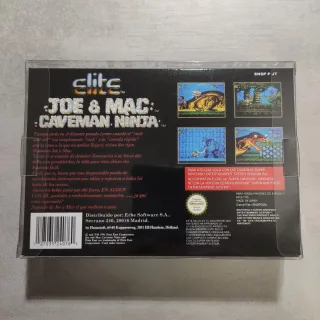 Caja artesanal Joe & Mac Caveman Ninja SNES