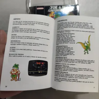 Caja artesanal Joe & Mac Caveman Ninja SNES