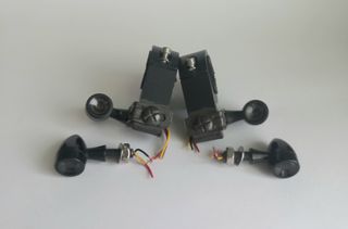 Luces moto Freno Redonda LED e Intermitentes bulle