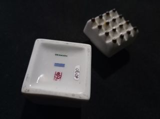 Lote 10 cajitas porcelana vintage decoradas