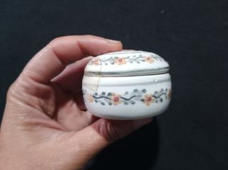 Lote 10 cajitas porcelana vintage decoradas