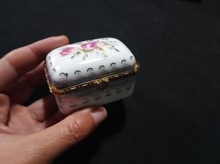 Lote 10 cajitas porcelana vintage decoradas