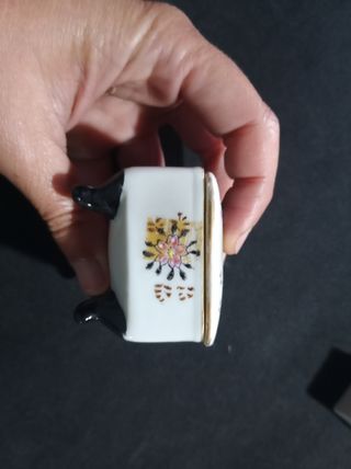 Lote 10 cajitas porcelana vintage decoradas