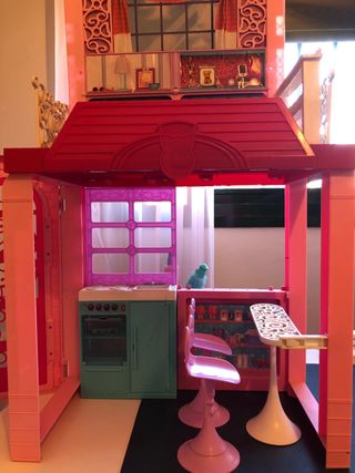 Casa Barbie Rosa y Roja