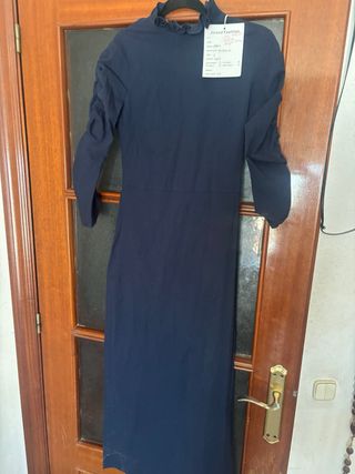 Vestido azul y chaqueta Jtrend Fashion talla S