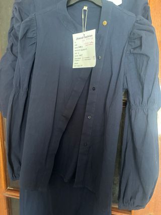 Vestido azul y chaqueta Jtrend Fashion talla S