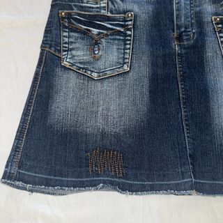 Minigonna vintage anni '90 con ricami