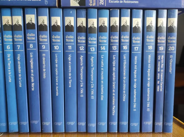 Lote 30 vol. Julio Verne Editorial Orbis. 1-30