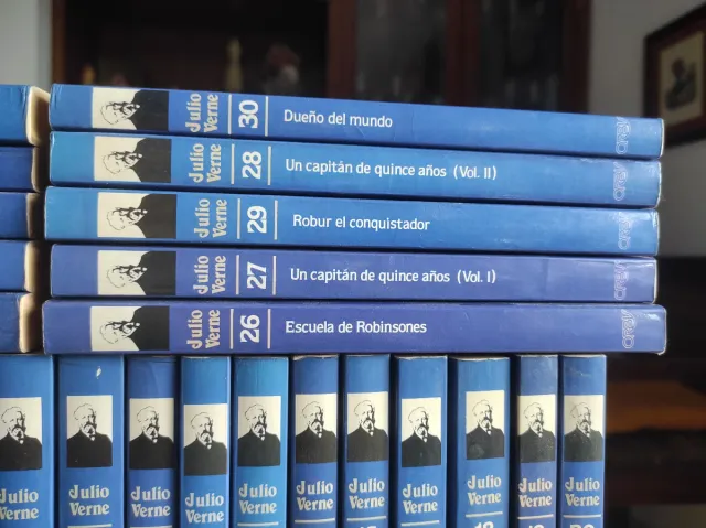 Lote 30 vol. Julio Verne Editorial Orbis. 1-30