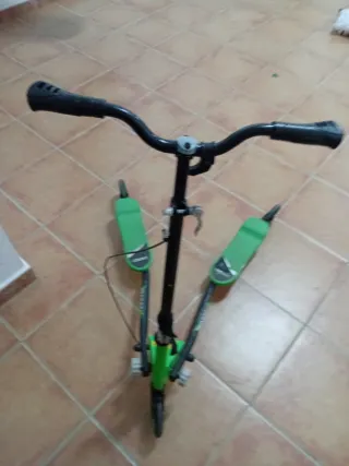 Patinete 3 Ruedas Verde Niños