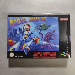 Caja artesanal Mega Man X SNES