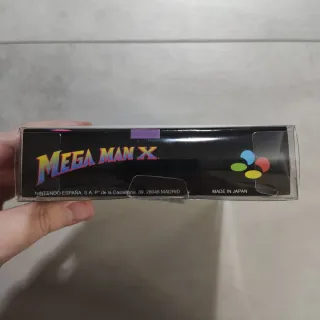 Caja artesanal Mega Man X SNES