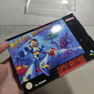 Caja artesanal Mega Man X SNES