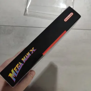 Caja artesanal Mega Man X SNES