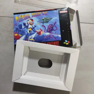 Caja artesanal Mega Man X SNES