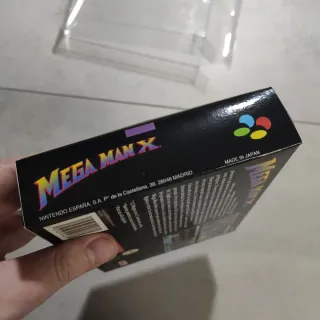Caja artesanal Mega Man X SNES