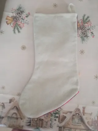 Calcetín Navideño Santa Claus nuevo