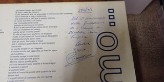 Disco I Siamo omonimo autografato Italy LP