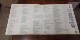 Disco I Siamo omonimo autografato Italy LP