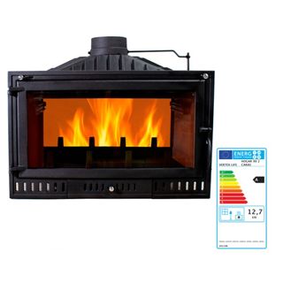 Estufa de Leña de 2 Caras Nueva AST1007