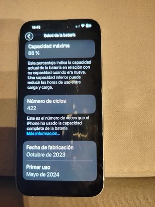 iPhone 15 Plus Negro/Plateado