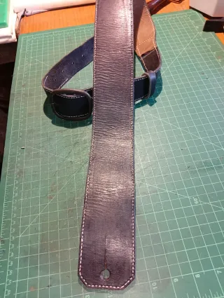 Correa Guitarra/Bajo Cuero Ajustable