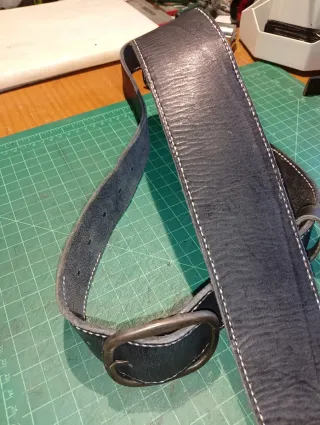 Correa Guitarra/Bajo Cuero Ajustable