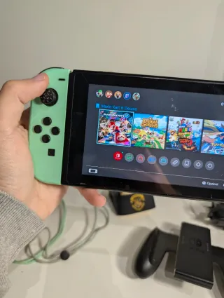 Nintendo Switch Animal Crossing Edition + 2 giochi