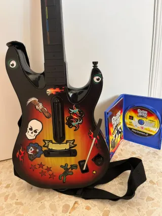 Guitar Hero World Tour PS2 Guitarra y Juego