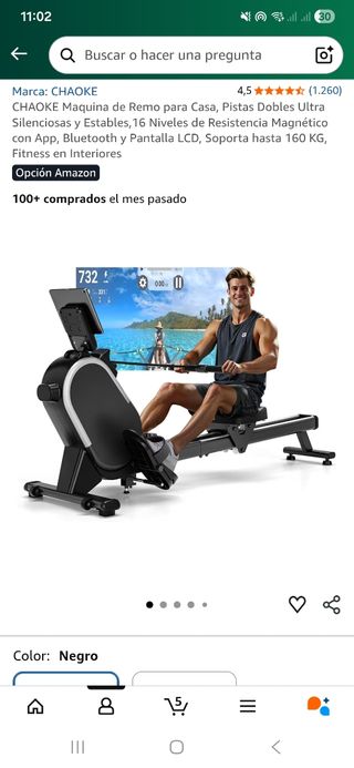 Máquina de Remo CHAOKE Magnética