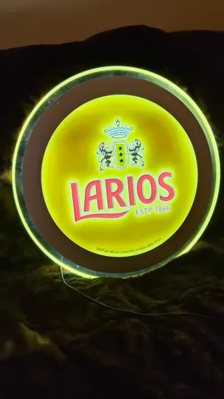 Insegna Luminosa Bar Larios - Rara