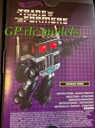 Hot Wheels RLC Transformers Nemesis Prime