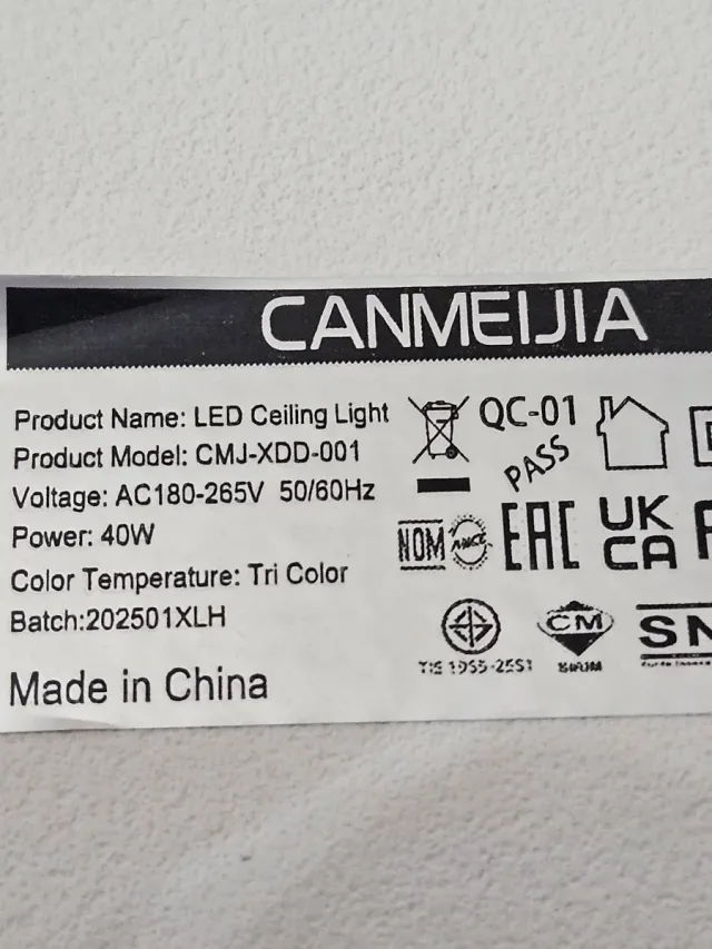 Lâmpada de Teto LED CANMEIJIA Antimosquitos. Ganga.